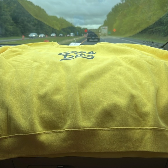 With Love from Emily + Meritt ~ Yellow Seas the Day Sweatshirt ~ Large - Picture 16 of 17